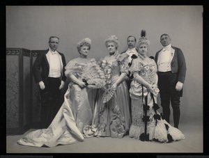 Group portrait at the James Hazen Hyde Ball, New York, January 31, 1905